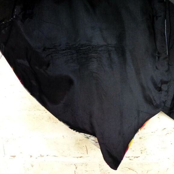 VTG 90s Smoke Valley Halloween Theme Vest Women L/XL Dracula Witch Skeleton Owl - Picture 8 of 10